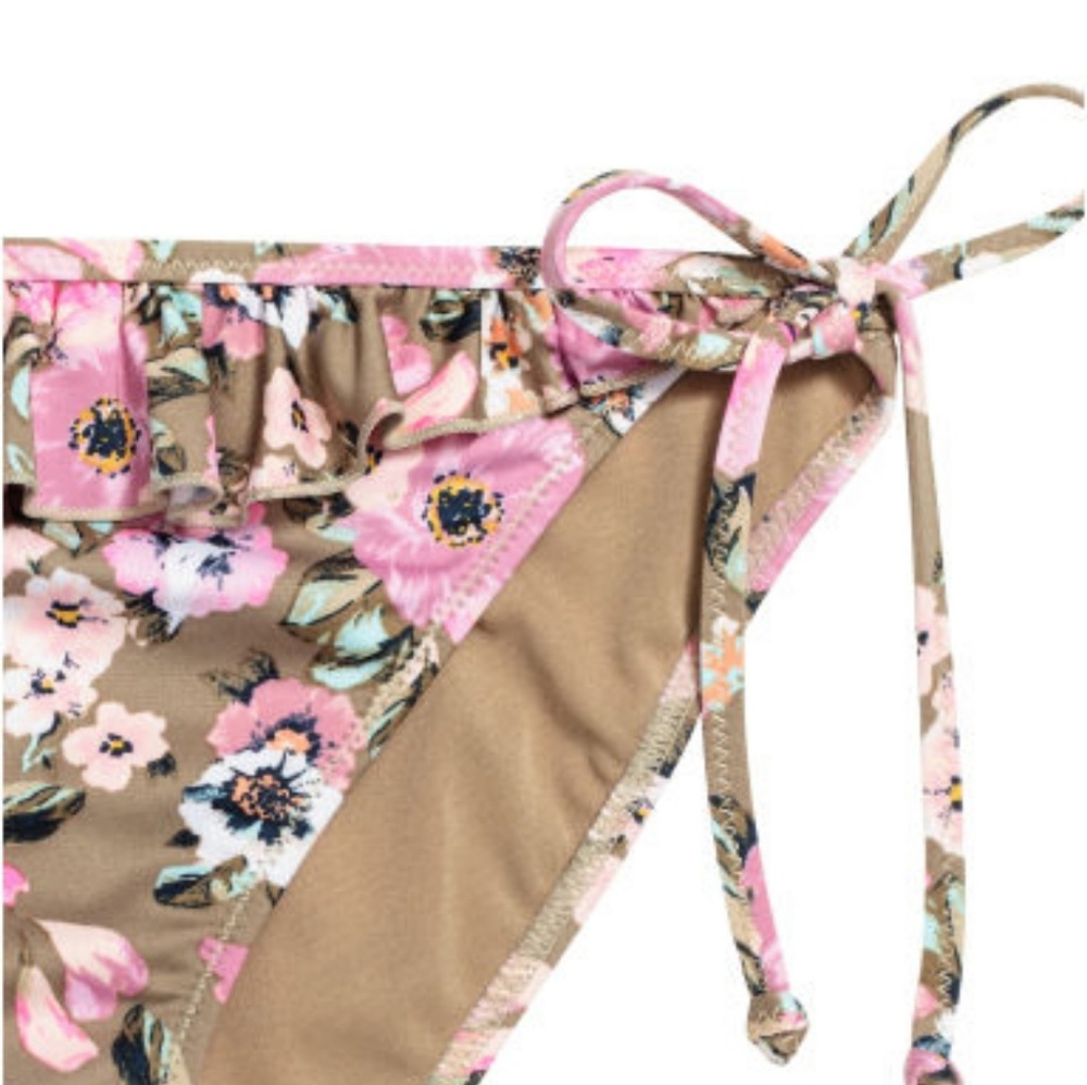 Floral tie string bikini - Picture 2 of 5